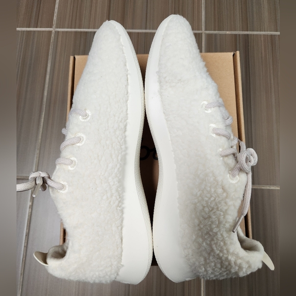 Allbirds Mens' Wool Runner Fluff Running Shoes ~WHITE ~Size 11 **NEW - Picture 9 of 12